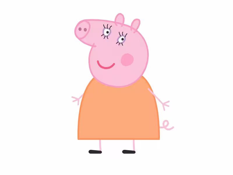 استند مادر پپا پیگ ( 70 سانت ) (ارسال فقط تهران)