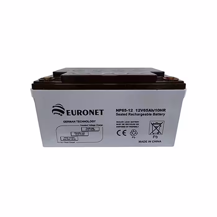 باتری یو پی اس 12 ولت 65 آمپر ساعت یورونت