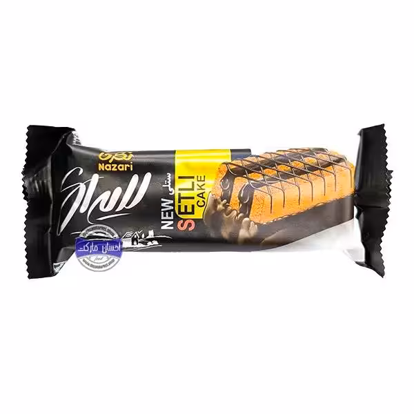 کیک لایه ای با روکش کاکائویی ستلی نظری 55 گرمی