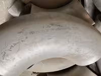 زانو 12 اینچ  90 درجه رده 10 درزریموو از جنس  A 815 / WP 304 304L