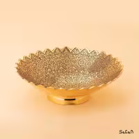 آجیل خوری برنجی طلایی هندی کنگره