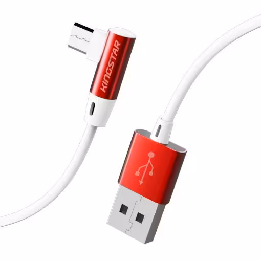 کابل تبدیل USB به microUSB کینگ استار مدل K80A طول 1.1 مترKINGSTAR