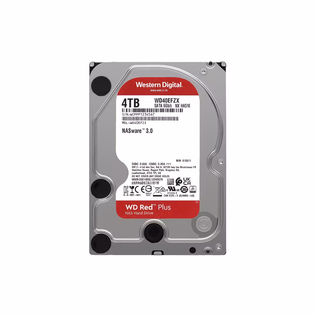 هارد اینترنال وسترن دیجیتال قرمز Red Plus ظرفیت 4 ترابایت