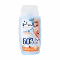 ضد آفتاب بدون رنگ پیکسل مناسب پوست خشک و نرمال SPF50 حجم 50 میل