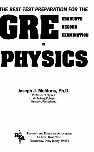 خرید و دانلود نسخه کامل کتاب The GRE physics test preparation