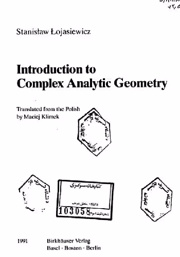 خرید و دانلود نسخه کامل کتاب Introduction to Complex Analytic Geometry