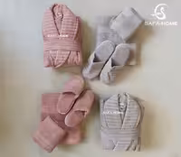 سرویس حوله عروس و داماد مدل دالورا طوسی کالباسی