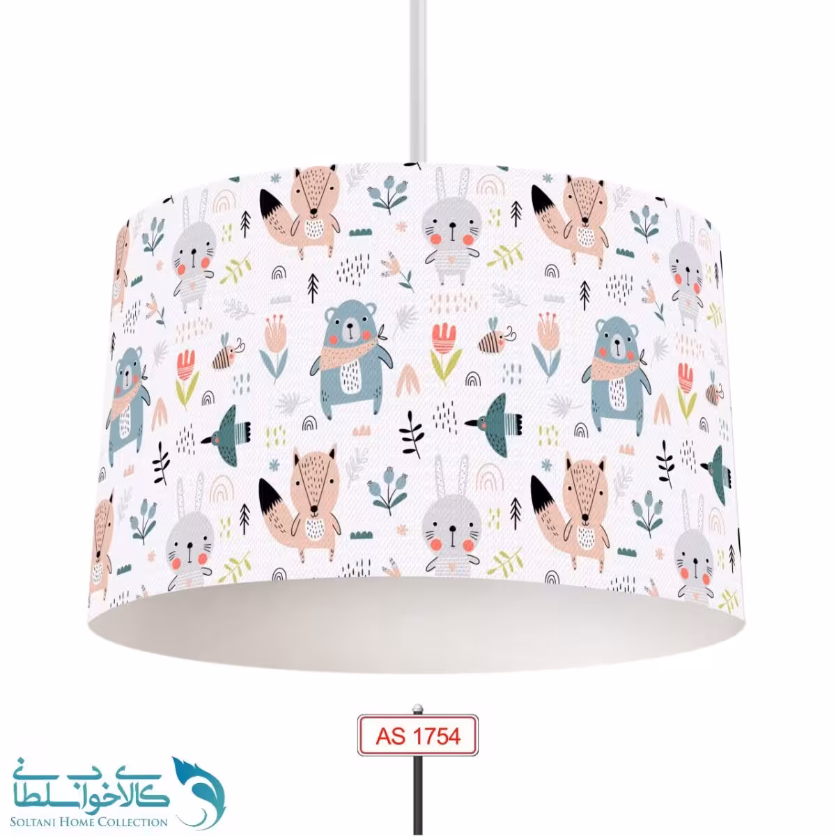 لوستر اتاق کودک طرح روباه و موش کد A1754