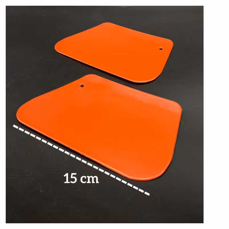 پاک کن پلاستیکی لبه گرد کوچک