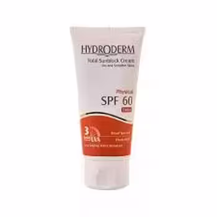 كرم ضد آفتاب بژ روشن SPF60 فيزيكال هیدرودرم