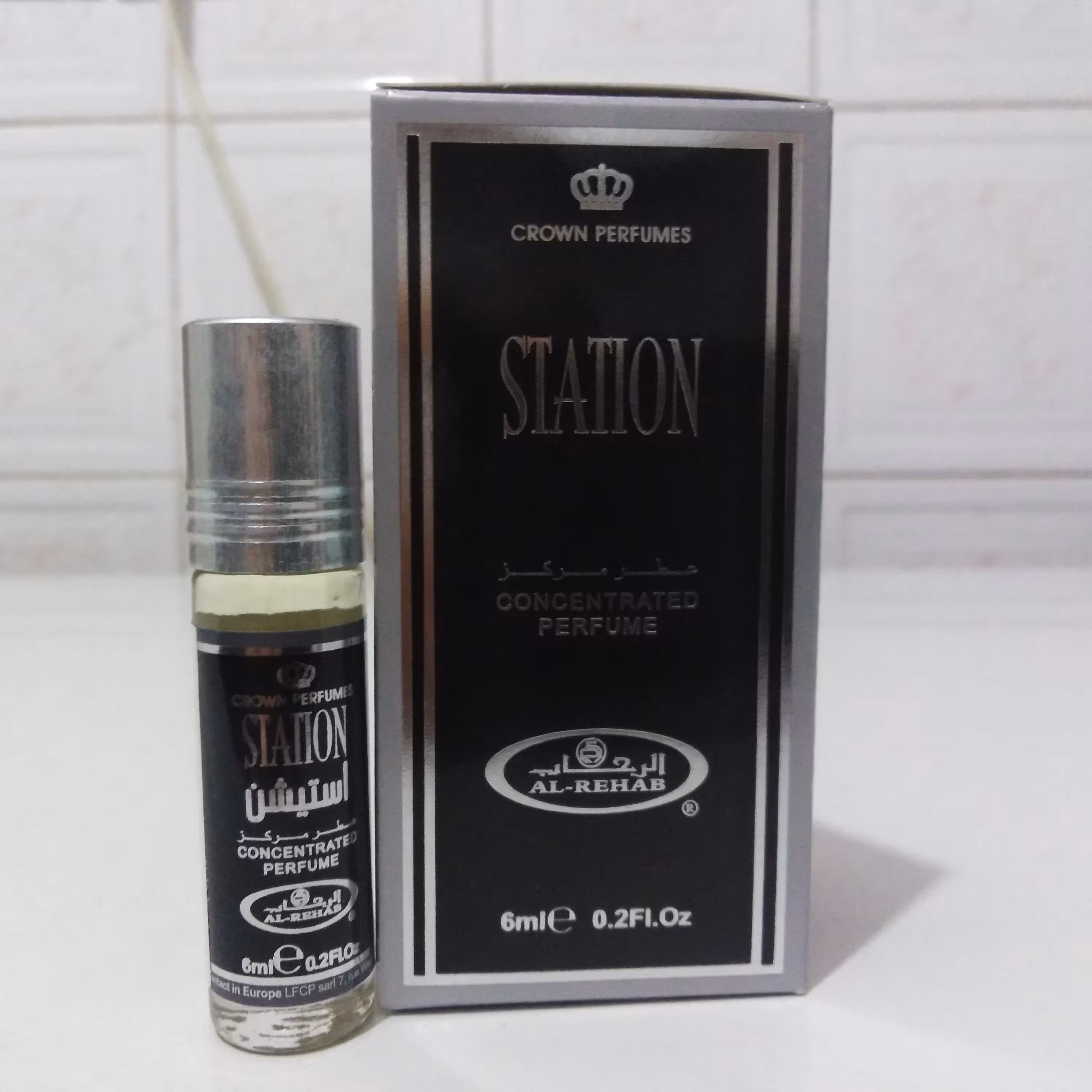 عطر عربی استیشن، برند الرحاب ساخت کشور امارات عربی، اغواکننده، باماندگاری فوق العاده بالا، مخصوص خانمها وآقایان 