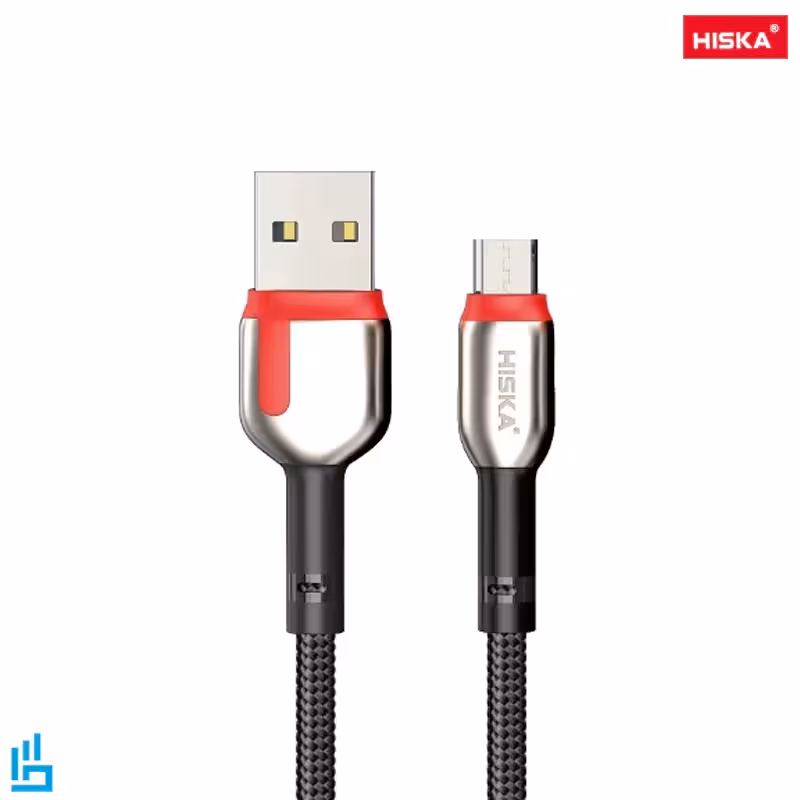 کابل تبدیل (اندرویدی) میکرو MicroUSB LX-841AM هیسکا HISKA طول 1.2 متری | اکسلنت کالا