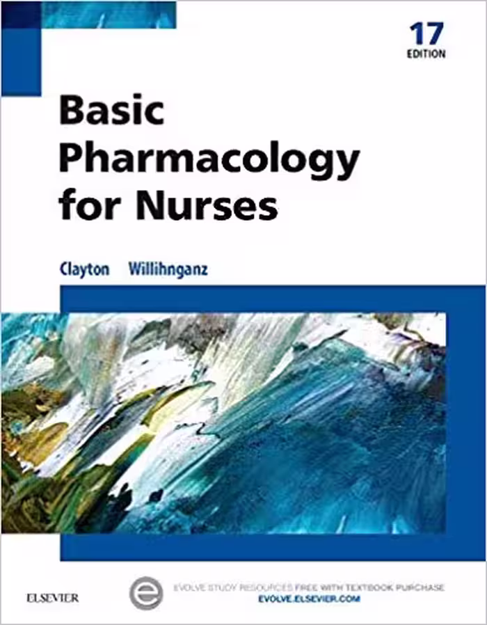 خرید و دانلود نسخه کامل کتاب Basic Pharmacology for Nurses (17th Edition)