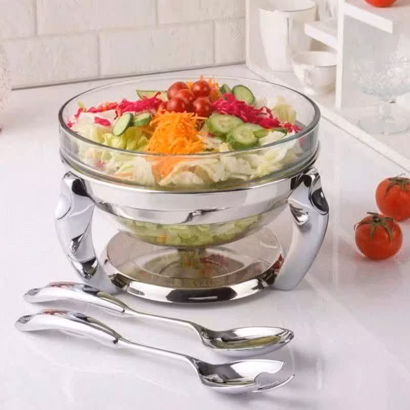 سالاد خوری پافیلی نقره ای ریور کد SBWD 001