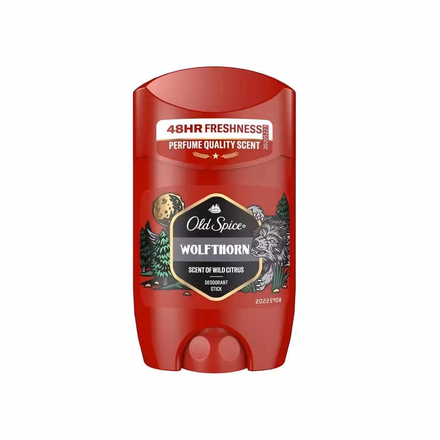 استیک دئودورانت مردانه اولداسپایس مدل Wolfthorn وزن 63 گرم