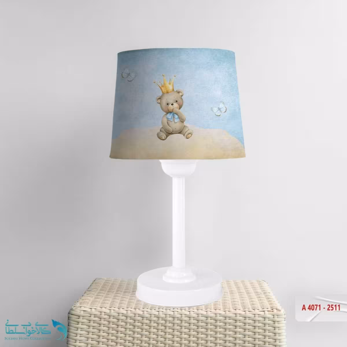 آباژور اتاق کودک طرح تدی بامزه کد A4071