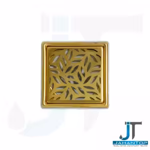 کفشور استیل طلایی 10*10 با خروجی 50میلی متر جهانیار مدل ونیز