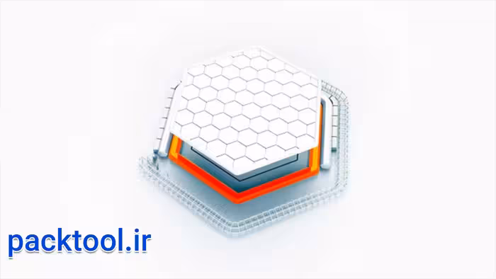 دانلود پروژه آماده داوینچی ریزالو لوگو موشن ساده شش گوش Tech Hexagon Logo - پک تول