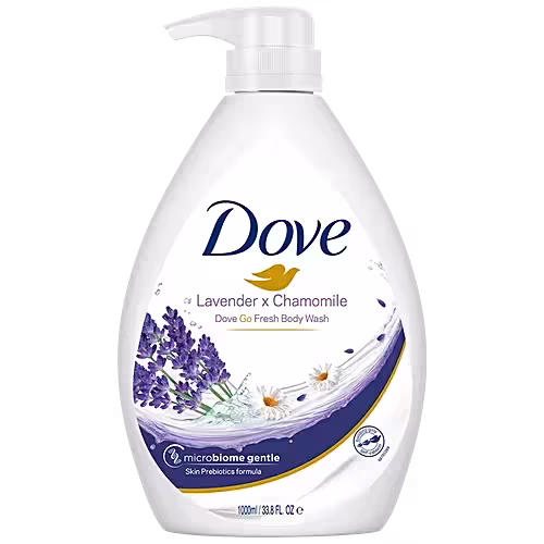 شامپو بدن داو رایحه اسطوخودوس و بابونه 1000 میلی لیتر – Dove Body wash shampoo 1000ml Lavender & Chamomile