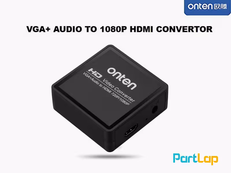 تبدیل VGA به HDMI اونتن مدل OTN-5108 VGA To HDMI With Audio
