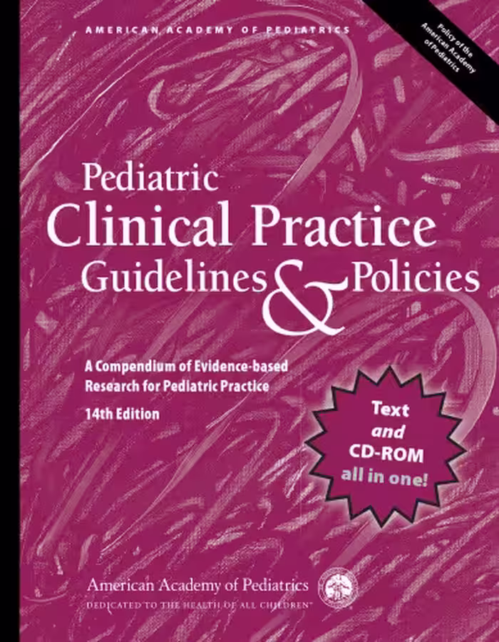 خرید و دانلود نسخه کامل کتاب Pediatric Clinical Practice Guidelines &amp; Policies: A Compendium of Evidence-based Research for Pediatric Practice