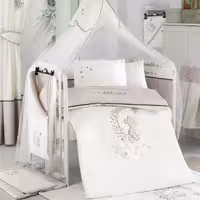 سرویس خواب و روتختی  کیدبو  گلد اصل ترکیه مدل  توینکل استار 9 تکه گارددار  جدید   kidboo gold / Twinkle Star