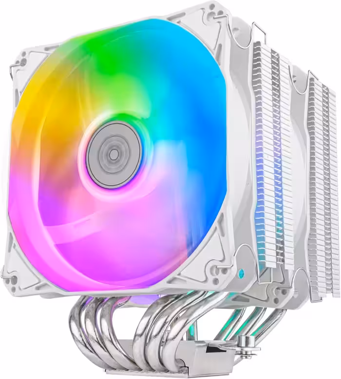 مشخصات، قیمت و خرید خنک کننده پردازنده سیلور استون مدل SilverStone HYD120-ARGB white Air Cooler