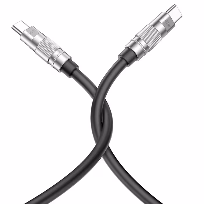 کابل شارژ USB-C به USB-C ایکس او NB-Q228B طول 1.2 متر توان 60 وات