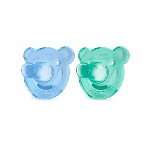 پستانک دو عددی 3-0 ماه انگشتی 194/01 فیلیپس اونت Philips Avent