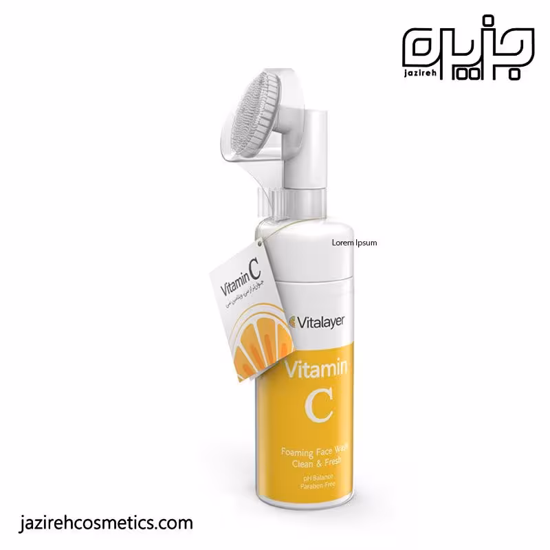 فوم شستشوی صورت ویتامین C ویتالایر 150 میل - Vitalayer