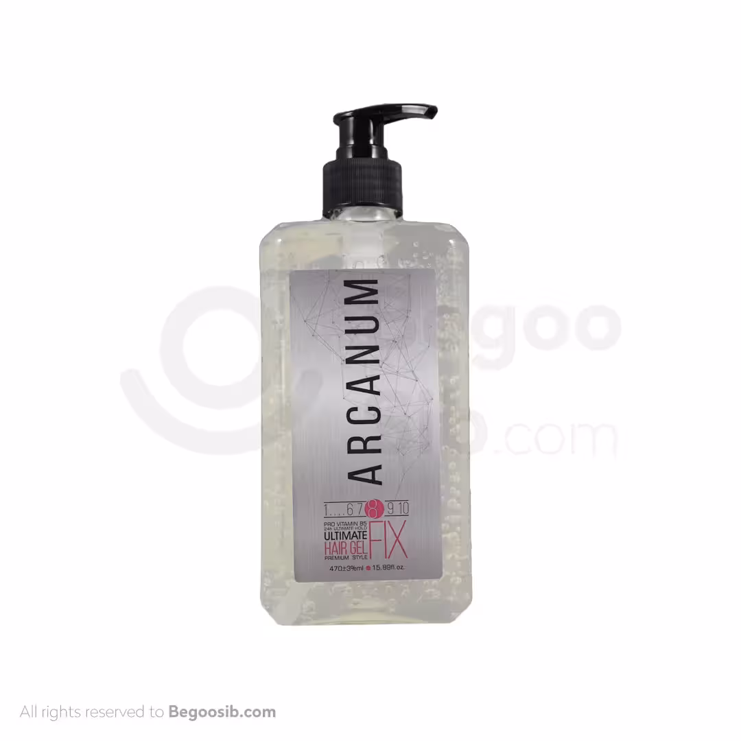 ژل موی آلتیمیت فیکس پمپی آرکانوم 470 میلی لیتری