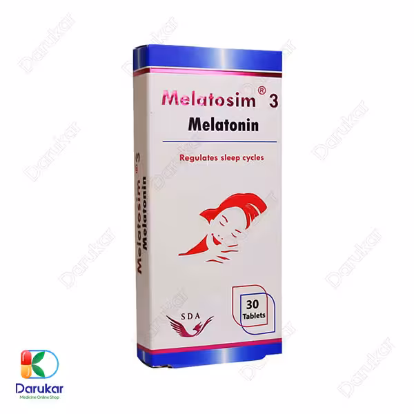 قرص ملاتونین 3 میلی گرم سیمرغ دارو عطار 30 عدد