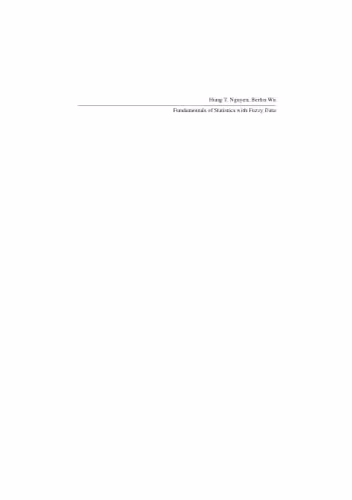 خرید و دانلود نسخه کامل کتاب Fundamentals of Statistics with Fuzzy Data