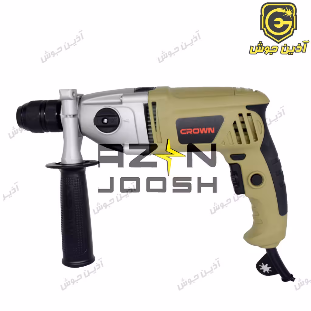 دریل چکشی گیربکسی 13 م.م 810 وات کرون Crown مدل CT10067