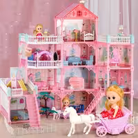 اسباب بازی دخترانه خانه ی عروسکی با کیفیت