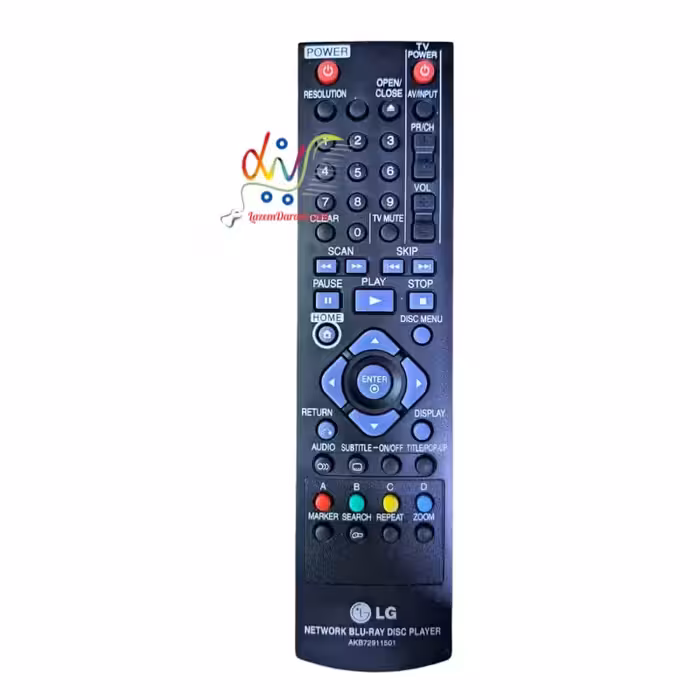 کنترل دی وی دی ال جیAKB72911501