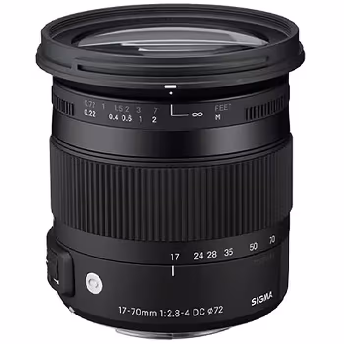 لنز دوربین عکاسی Sigma 17-70mm f2.8-4 DC Macro OS HSM مانت کانن