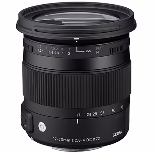لنز دوربین عکاسی Sigma 17-70mm f2.8-4 DC Macro OS HSM مانت کانن
