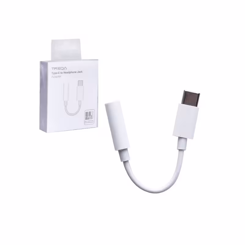 تبدیل تایپ سی به جک 3.5 میلی متر Type C To Aux TREQA