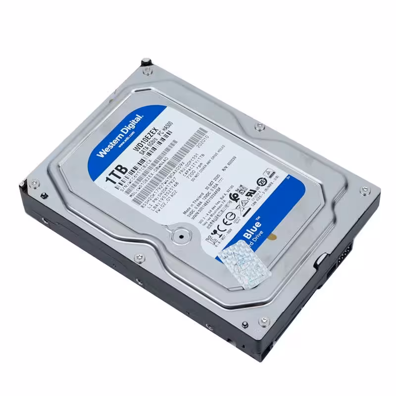 هارد دیسک اینترنال وسترن دیجیتال سری Blue مدل WD10EZEX ظرفیت 1 ترابایت