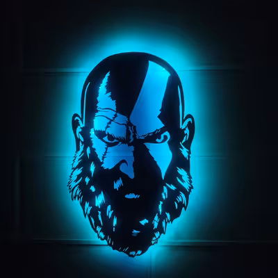 چراغ دیواری مدل خدای جنگ کریتوس