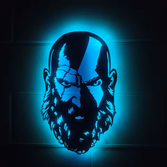 چراغ دیواری مدل خدای جنگ کریتوس