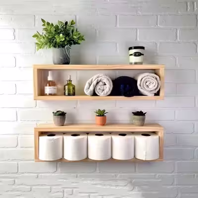 شلف دیواری مدل w58 بسته 2 عددی 