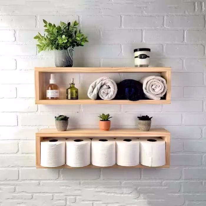 شلف دیواری مدل w58 بسته 2 عددی 