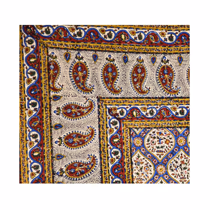 رومیزی قلمکار صدر مدل حقه ای کد 100