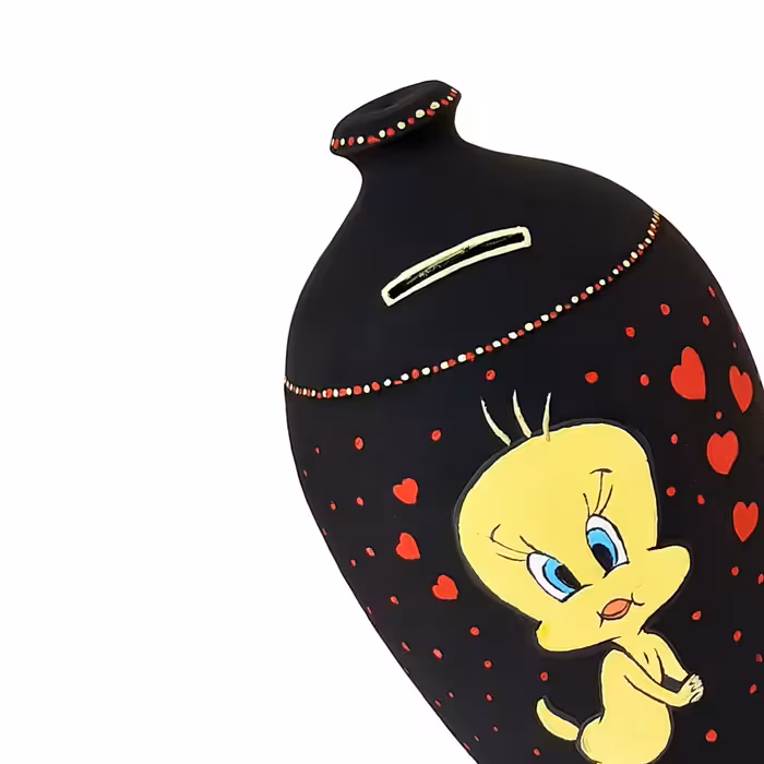 قلک سفالی طرح توییتی مدل RO - 03