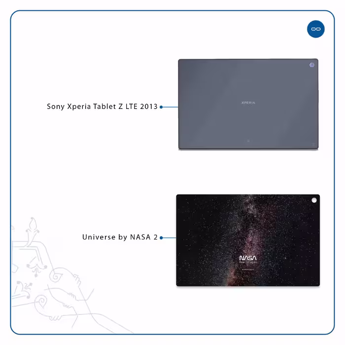 برچسب پوششی ماهوت مدل Universe-by-NASA-2 مناسب برای تبلت سونی Xperia Tablet Z LTE 2013