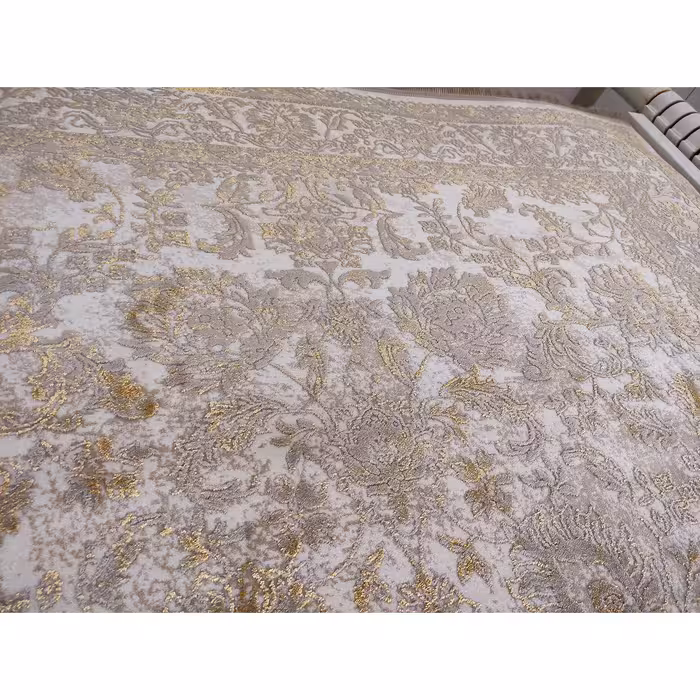 فرش ماشینی زمرد مشهد طرح پتینه مدل 2115