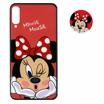 کاور طرح Minni Mouse کد 9512 مناسب برای گوشی موبایل هوآوی Y6P به همراه پایه نگهدارنده