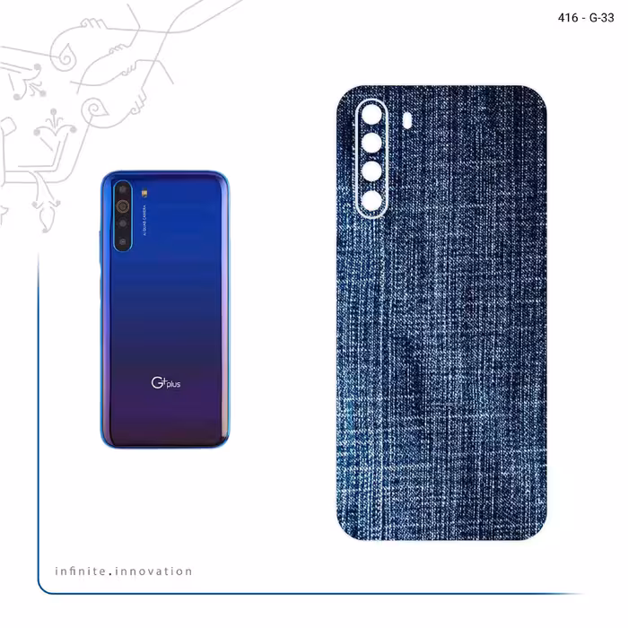 برچسب پوششی ماهوت مدل Fabric Texture 3 مناسب برای گوشی موبایل جی پلاس X10